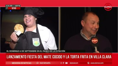 LANZAMIENTO DE LA FIESTA DEL MATE COCIDO Y LA TORTA FRITA EN VILLA CLARA